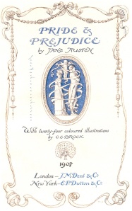 Portada de la edición de 1907 realizada por Charles E. Brock para Dent
